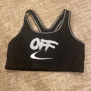 Nike offwhite sports bra